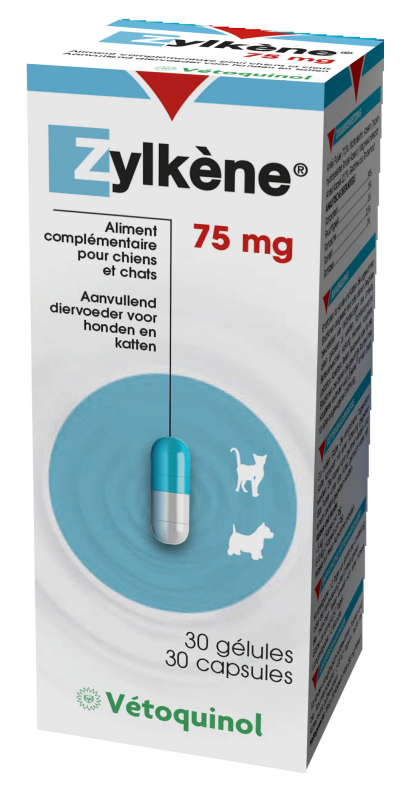 ZylkÃ¨ne 75 mg til hund eller kat (30 kapsler)