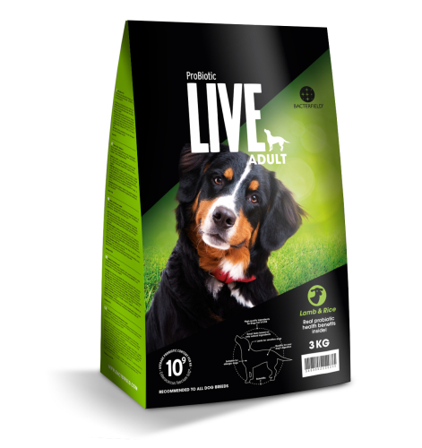 3 kg. ProBiotic LIVE Adult - Lam & Ris