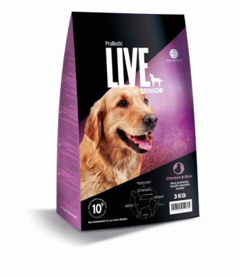 3 kg. ProBiotic LIVE - Senior & Overvægt