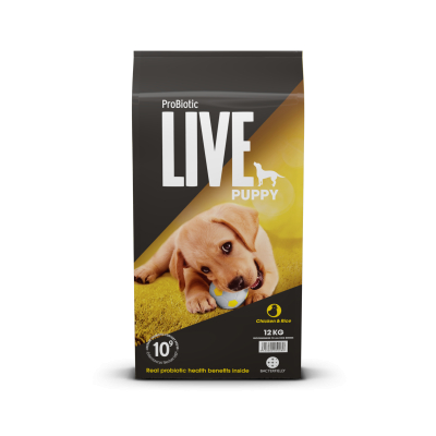 12 kg. ProBiotic LIVE Puppy - Kylling & Ris