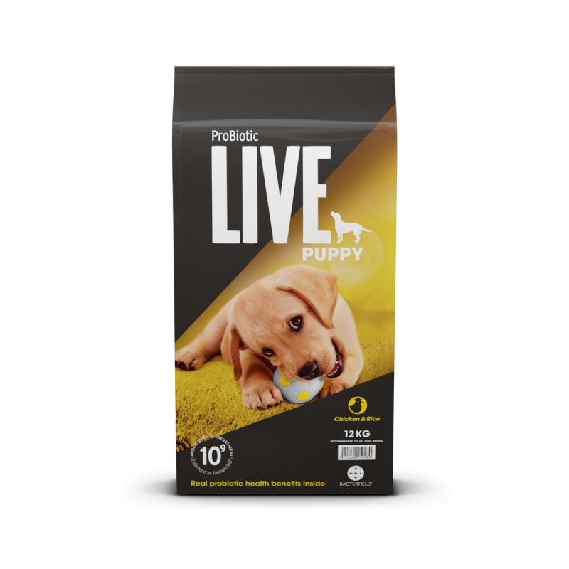 Billede af 12 kg. ProBiotic LIVE Puppy - hvalpefoder med Kylling