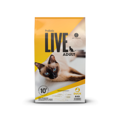 2 kg. ProBiotic LIVE Adult Kat - med And