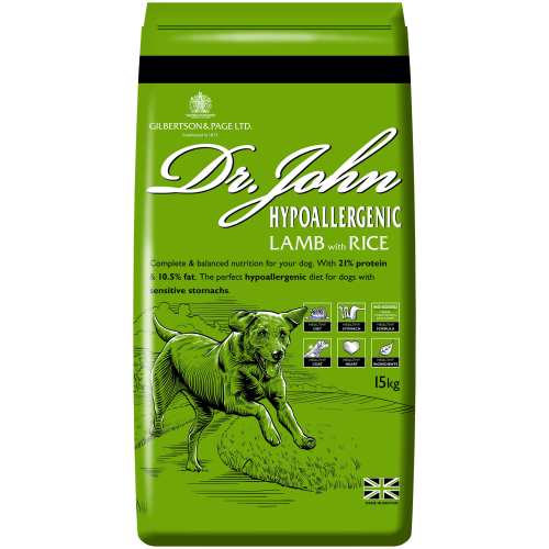 dynasti tilnærmelse Arbejdsgiver Dr. John Hypoallergenic med Lam - Hvedefri Hundefoder
