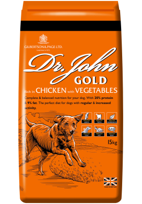 Dr. John Gold er topkvalitet hundefoder lave priser