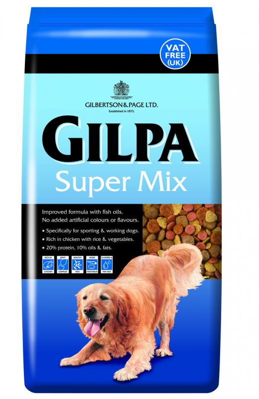 Billede af 15 kg Gilpa Super Mix - voksenfoder med kylling