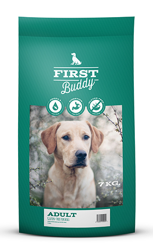 Billede af 7 kg First Buddy Adult - voksenfoder med and og kanin