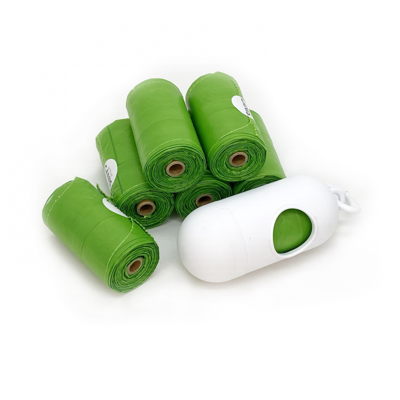 #2 - Høm Høm poser - 16 ruller nedbrydelige poser og dispenser
