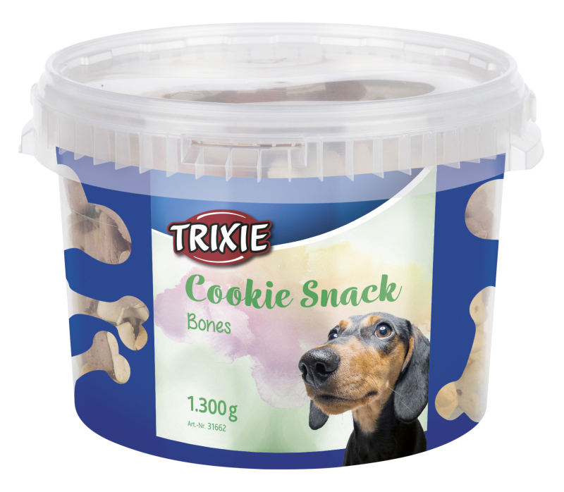 Se Cookie Snack Bones 1,3 kg - hundekiks hos Gilpa ApS