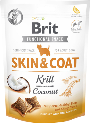 Brit Care Dog Skin & Coat med Lyskrebs og Kokosnød 150 gram