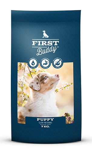 7 kg First Buddy Puppy - hvalpefoder med and og kanin