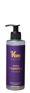 KW Salon Tea Tree Olie Shampoo 300 ml i flaske med praktisk doseringspumpe