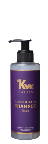 KW Salon Neutral Shampoo 300 ml i flaske med praktisk doseringspumpe