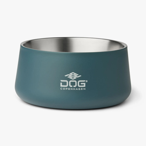 DOG Copenhagen Vega Skål - Petrol Blue - madskål til hunde