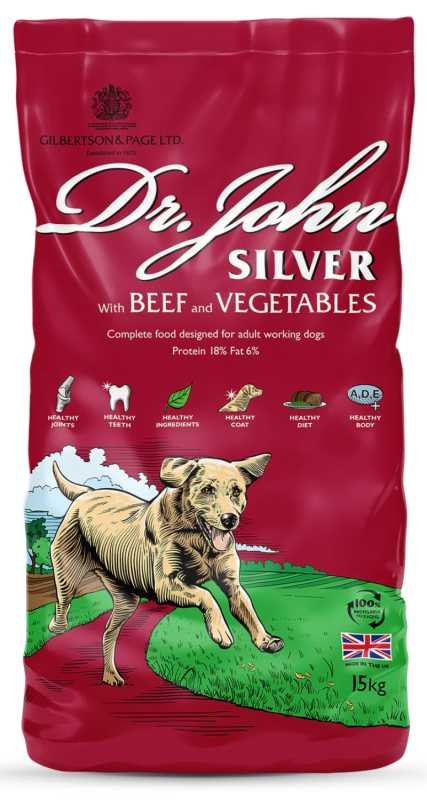 15 kg Dr. John Silver light med oksekød og grøntsager