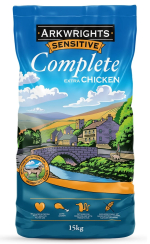 15 kg Arkwrights Sensitive Complete Extra Chicken