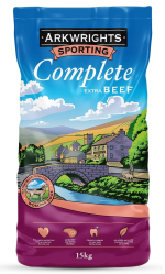 Arkwrights Sporting complete Extra Beef hundefoder til aktive hunde