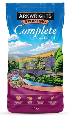 Arkwrights Sporting complete Extra Beef hundefoder til aktive hunde