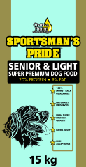 15 kg Sportsman's Pride Senior & Light hundefoder