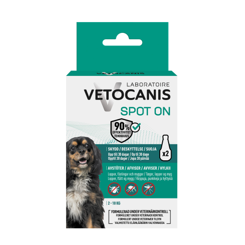 Anti-parasit Spot on Hund - Vetocanis 2-10 kg Anti-parasit Spot on Hund - Vetocanis 2-10 kg