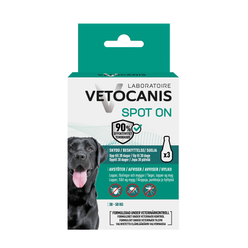 Anti-parasit Spot on Hund - Vetocanis 30-50 kg Anti-parasit Spot on Hund - Vetocanis 30-50 kg
