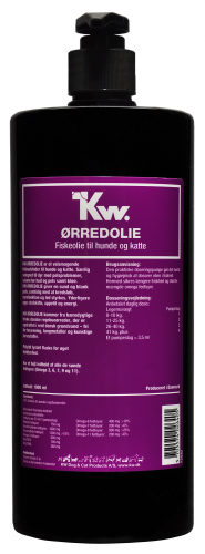 1 liter KW Ørredolie til kun kr. | Pelspleje til hund
